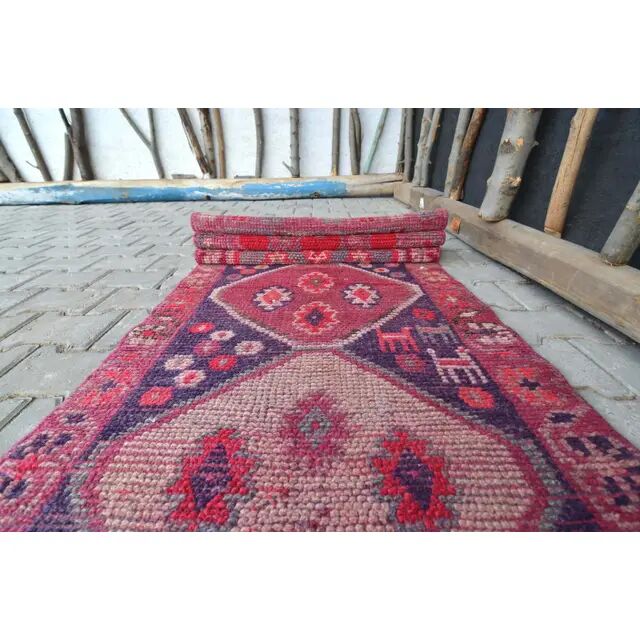Turkish runner from the 1960s - 78x308 cm