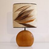 Vintage wooden lamp 1960