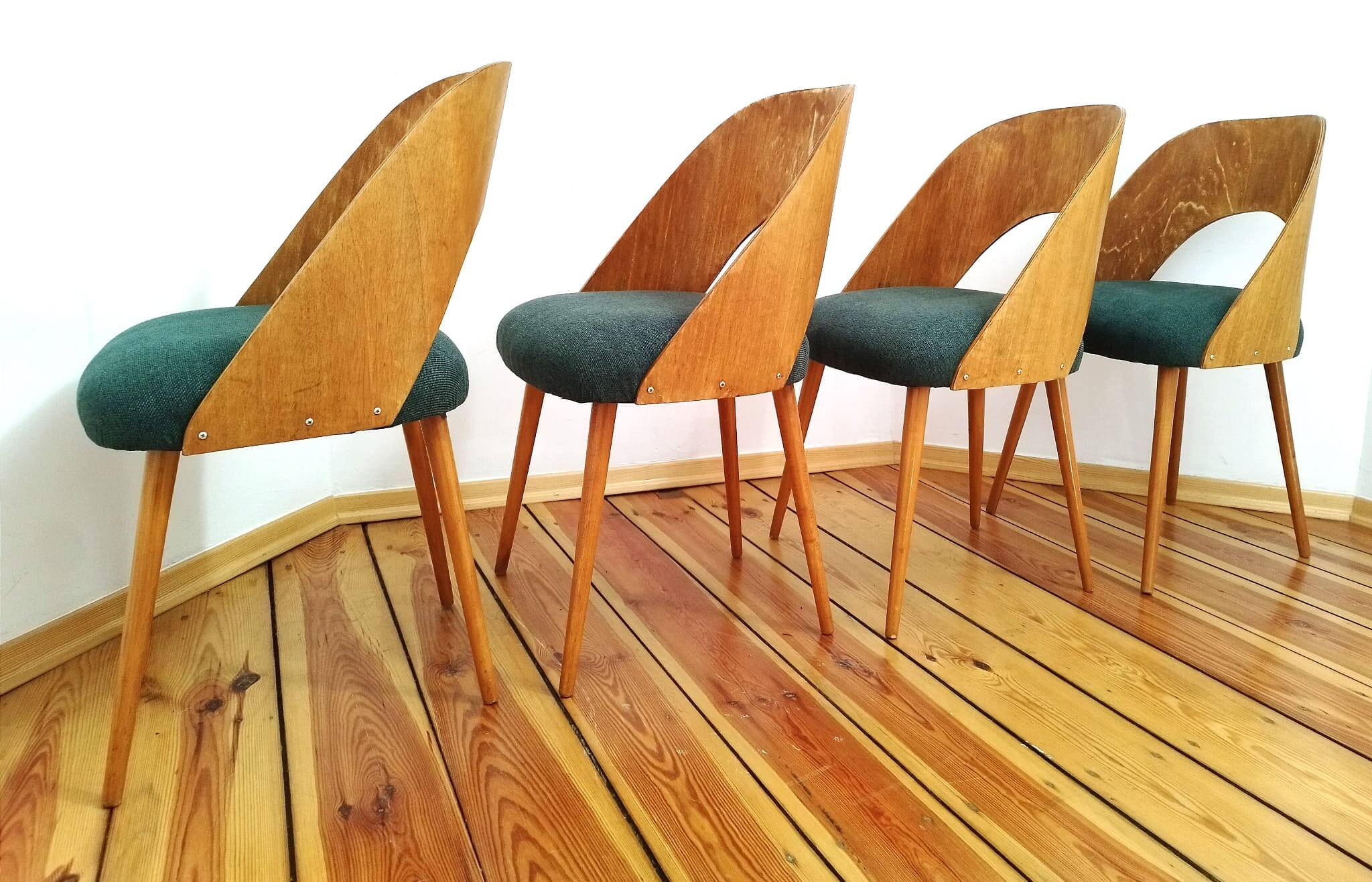 Chairs from Proj. A. Suman, Tatr Nabytok for Tatra, Czechoslovakia, 1960s, Set of 4