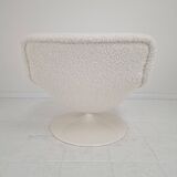 Restored Artifort F518 Lounge Chair by Geoffrey Harcourt in Bouclé Fabric