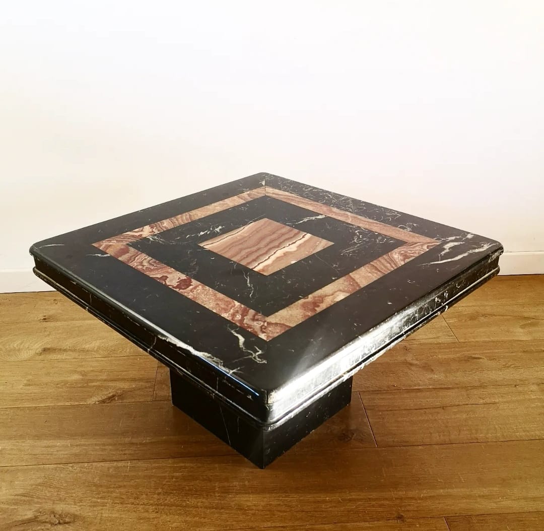 Italian marble coffee table