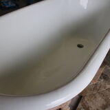 Old cast iron bathtub