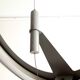 Height-adjustable hanging lamp 90s design