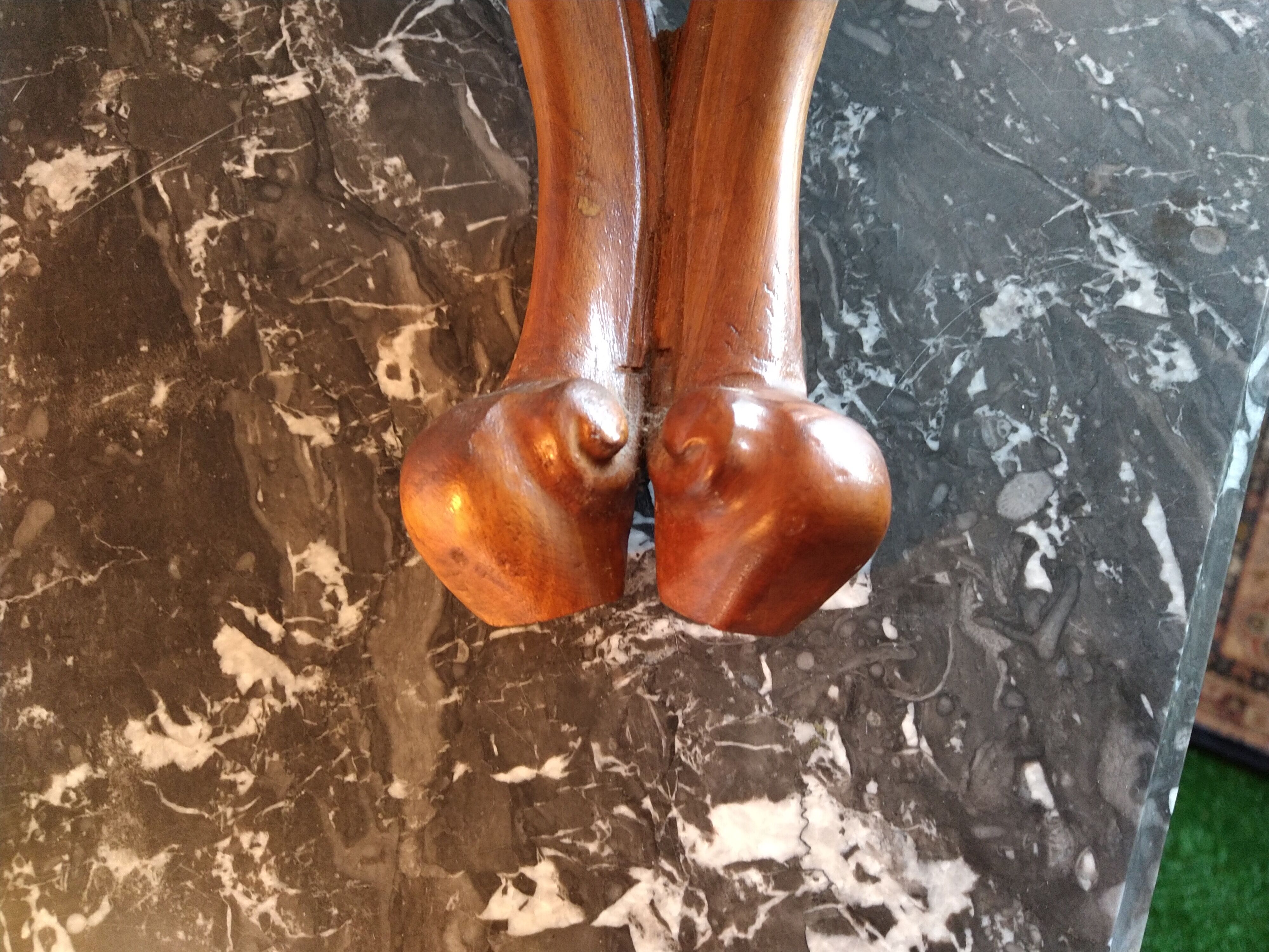 Pair of art nouveau consoles