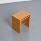 Stool in particle board by Max Bill, Ulm, around 1962
