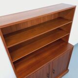 Vintage teak storage bookcase from the 60s