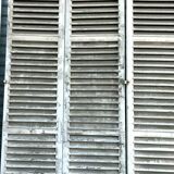 Set of 2 pairs of 19th century solid oak shutters