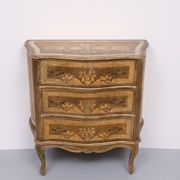 Commode florentine vintage en bois italienne des années 1970