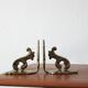 Mid-Century Brass Bookends, 1960s, Set of 2