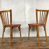 Pair of baumann bistro chairs