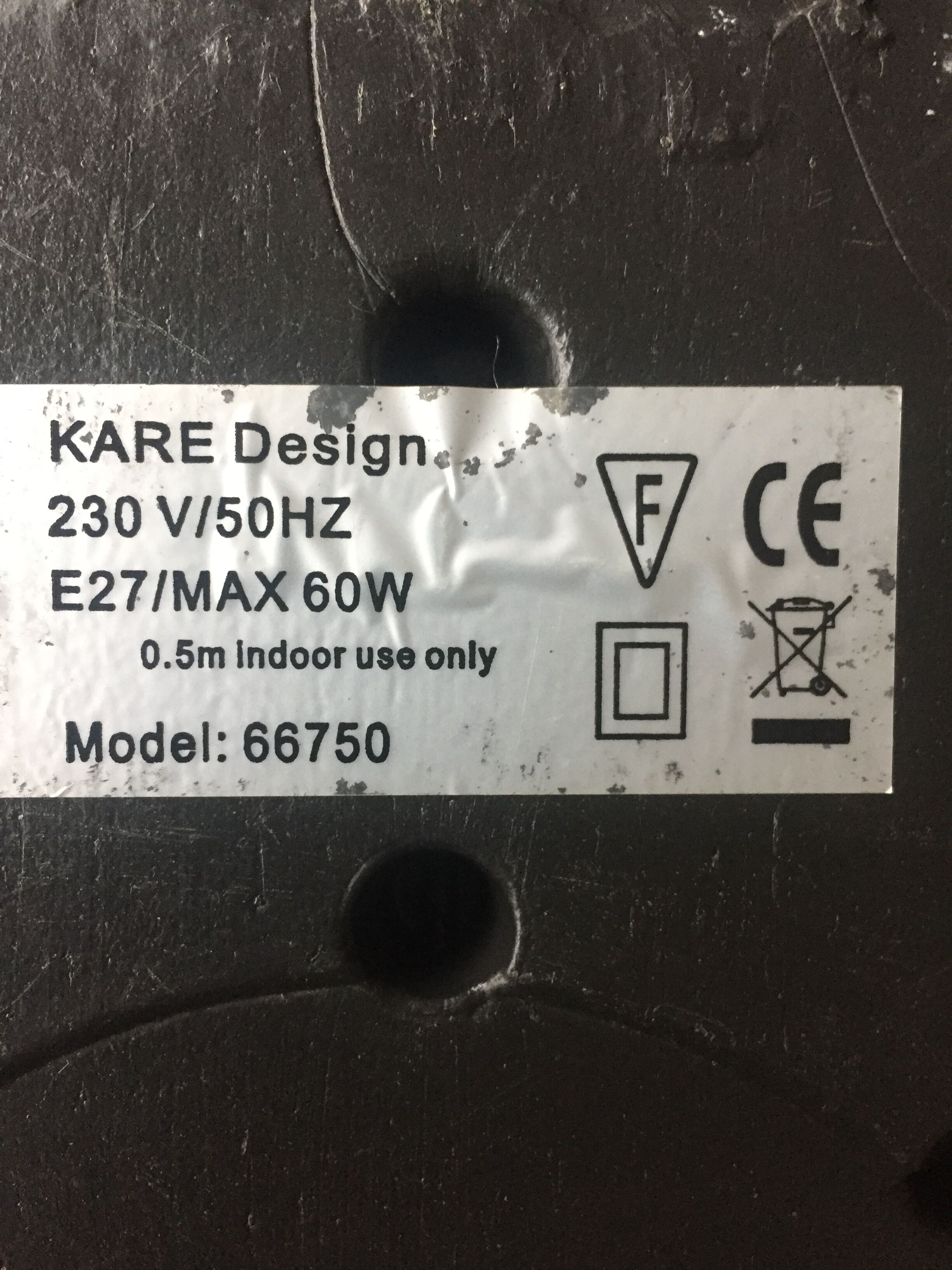 Kare Design "Moon" style lamppost