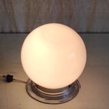 Opaline globe ceiling light diameter 15 cm - mid 20th century