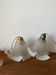 Pair of opaline lanterns