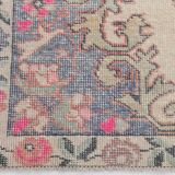 4x7 Pale Orange & Beige Oriental Wool Turkish Vintage Rug, 127x210Cm SK 6787