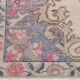 Tapis oriental turc vintage en laine orange pâle et beige 4x7, 127x210 cm SK 6787