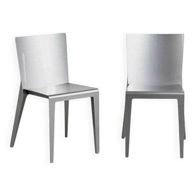 Paire de chaises iconiques « Alfa » par Hannes Wettstein - Molteni&C