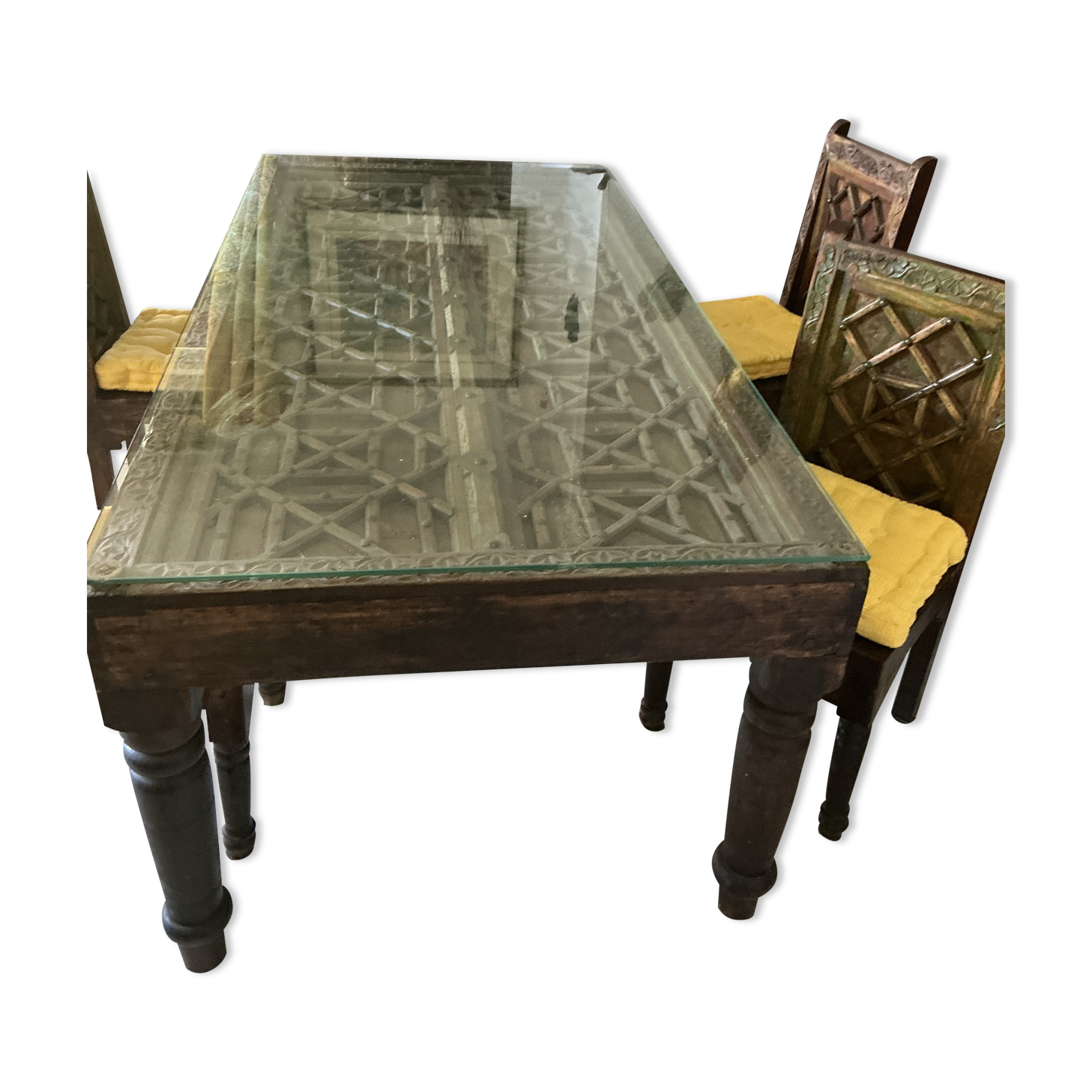 Table, style Indo, pakistanais artisanale du monde