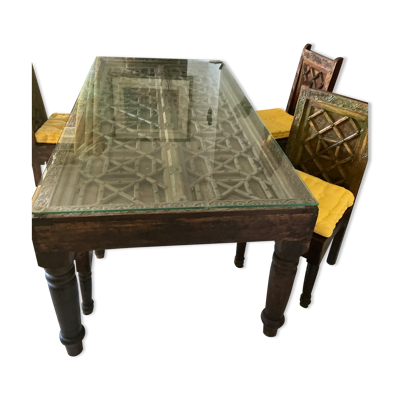 Table, style Indo, pakistanais artisanale du monde