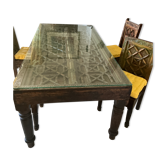 Table, style Indo, pakistanais artisanale du monde