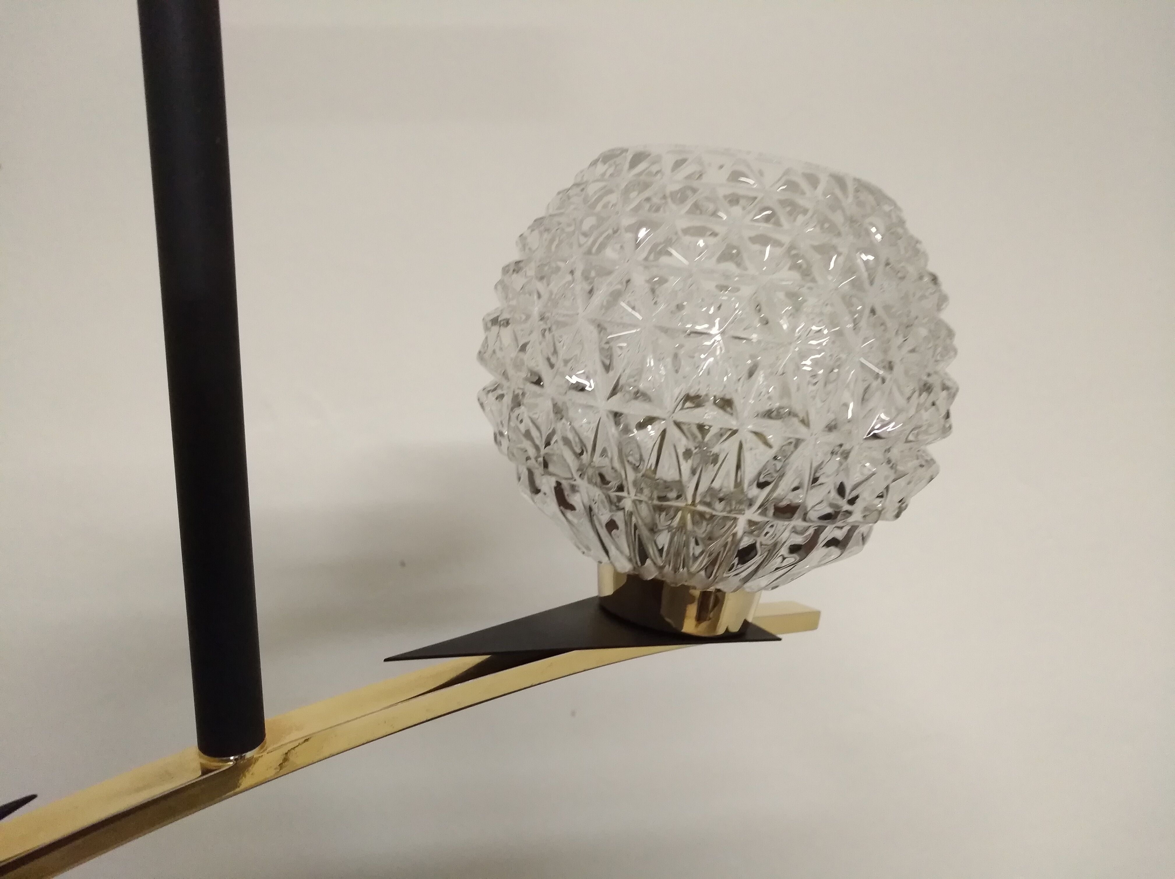 Arlus 2-fire chandelier from the 1950s