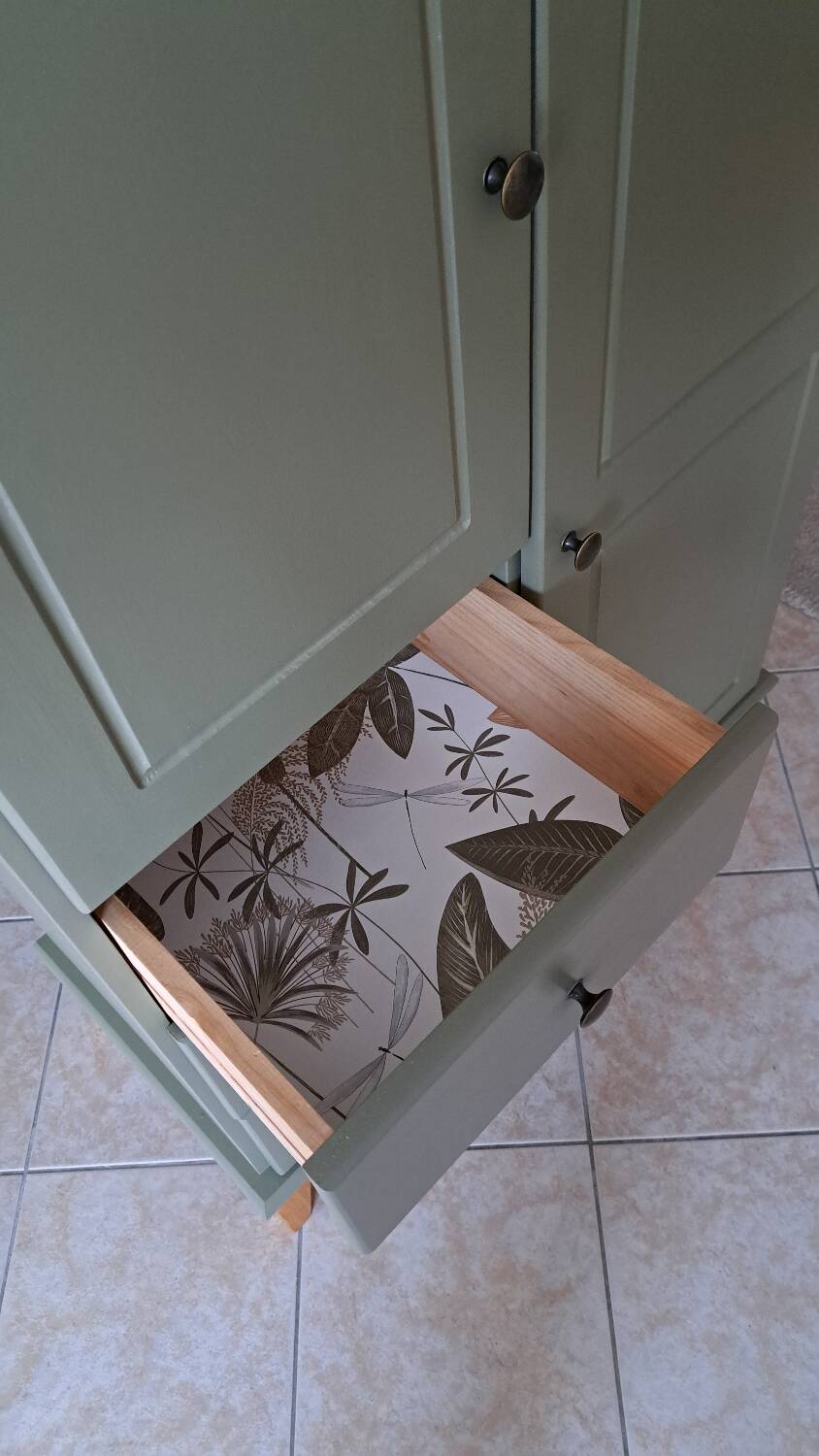 Rød Sødgren chest of drawers green Thisted