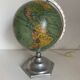 Globe terrestre J.Forest verre vintage 1950 mappemonde - 37 cm