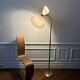 Adjustable Diabolo floor lamp in brass - 1950s