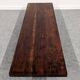 Brutalist coffee table in solid teak