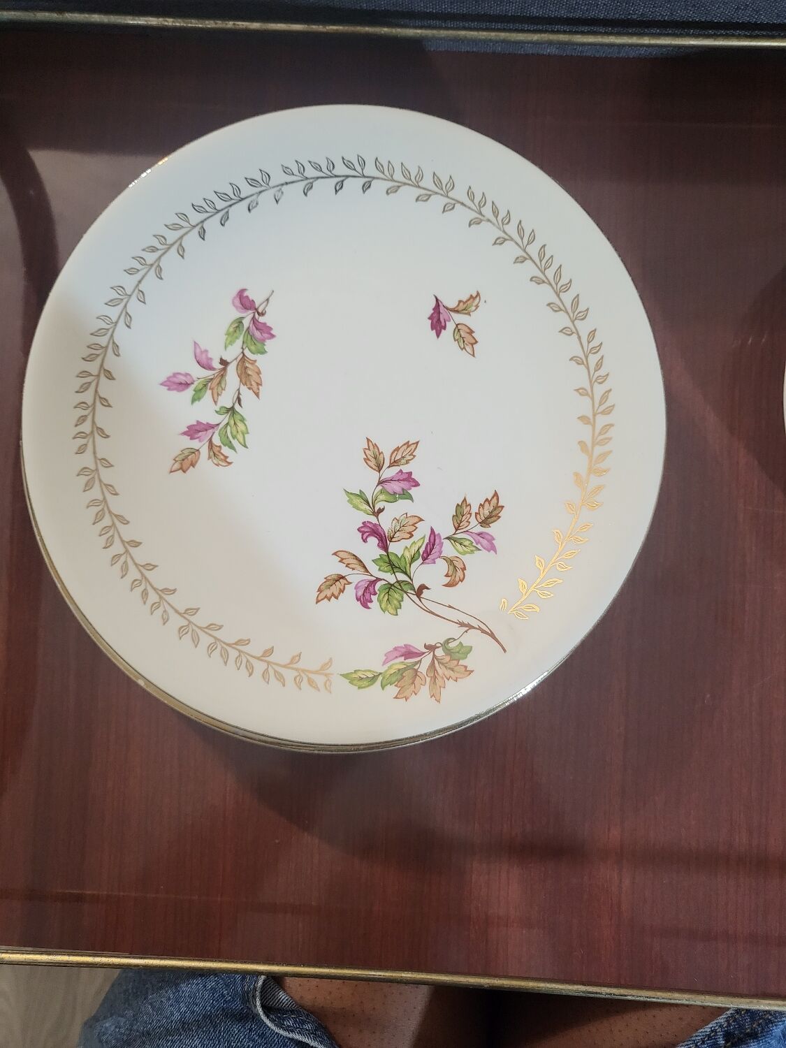 Lots of 6 plates gien model sous bois