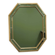 Large octagonal bevelled mirror by De Knudt, Belgium, 1980s