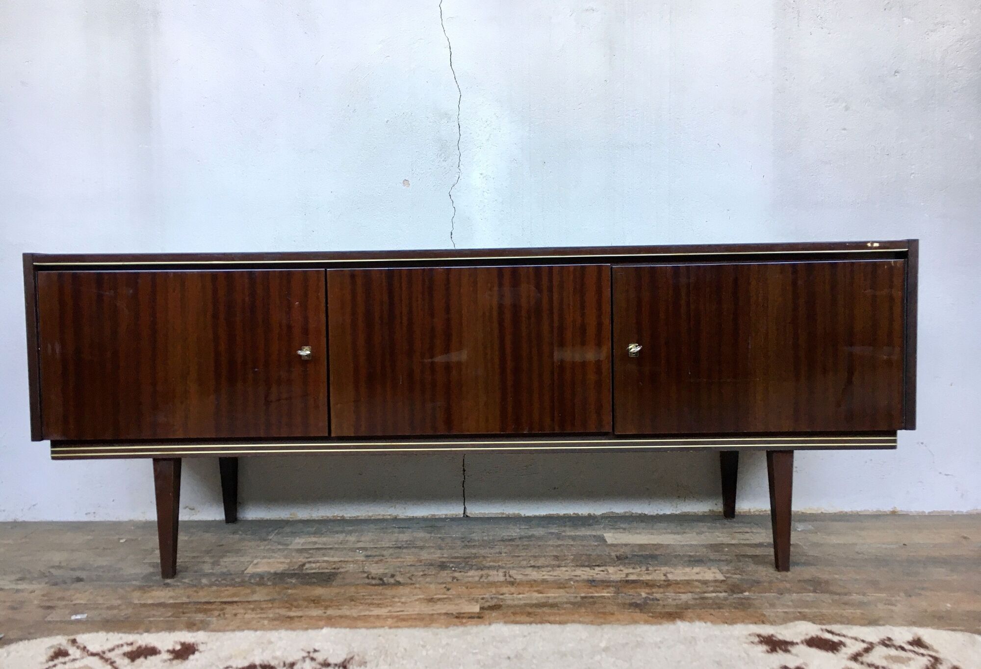 Enfilade furniture tv hifi Scandinavian style 1950 1960