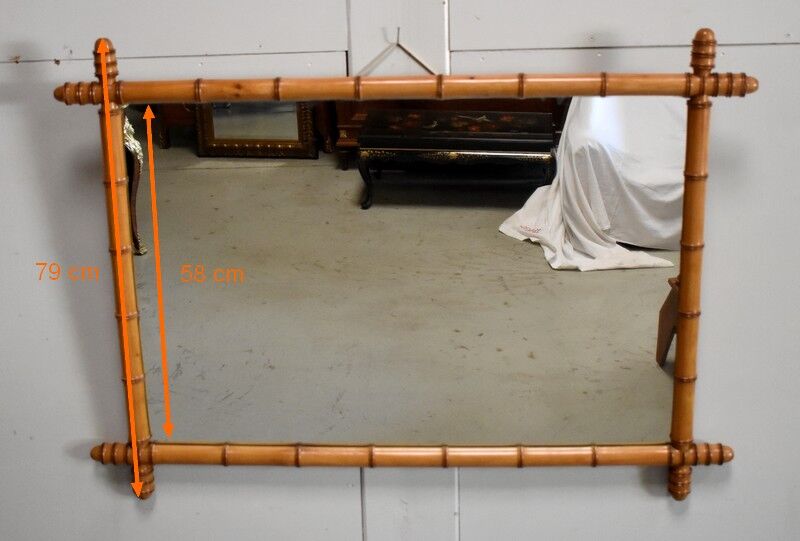 Mirror in massive merisier, 1920