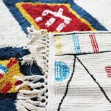 Azilal-style Berber cotton rug 80X180 cm