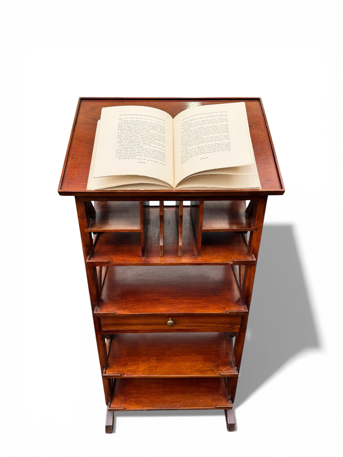 Bibus furniture with an adjustable shelf – vintage library furniture