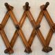 Scandinavian coat rack 10 hooks from the 60s-70s