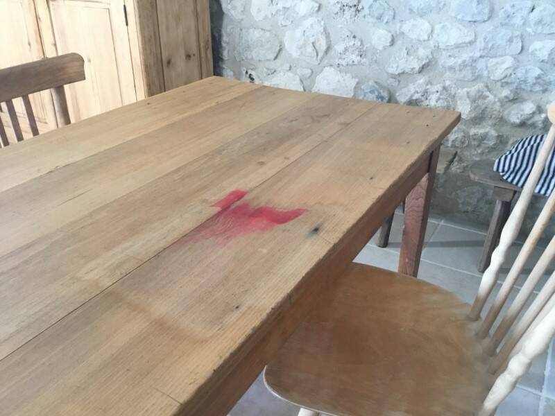 Farm table - 2m40 - 2 drawers