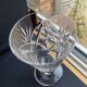 6 crystal wine glasses cut xxth