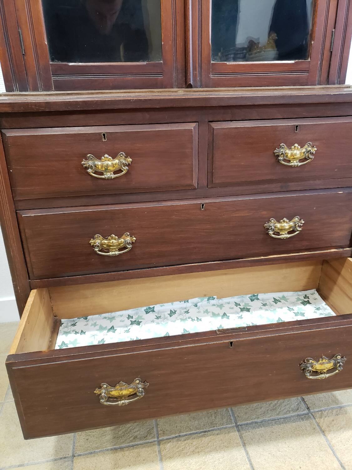 George III English commode library