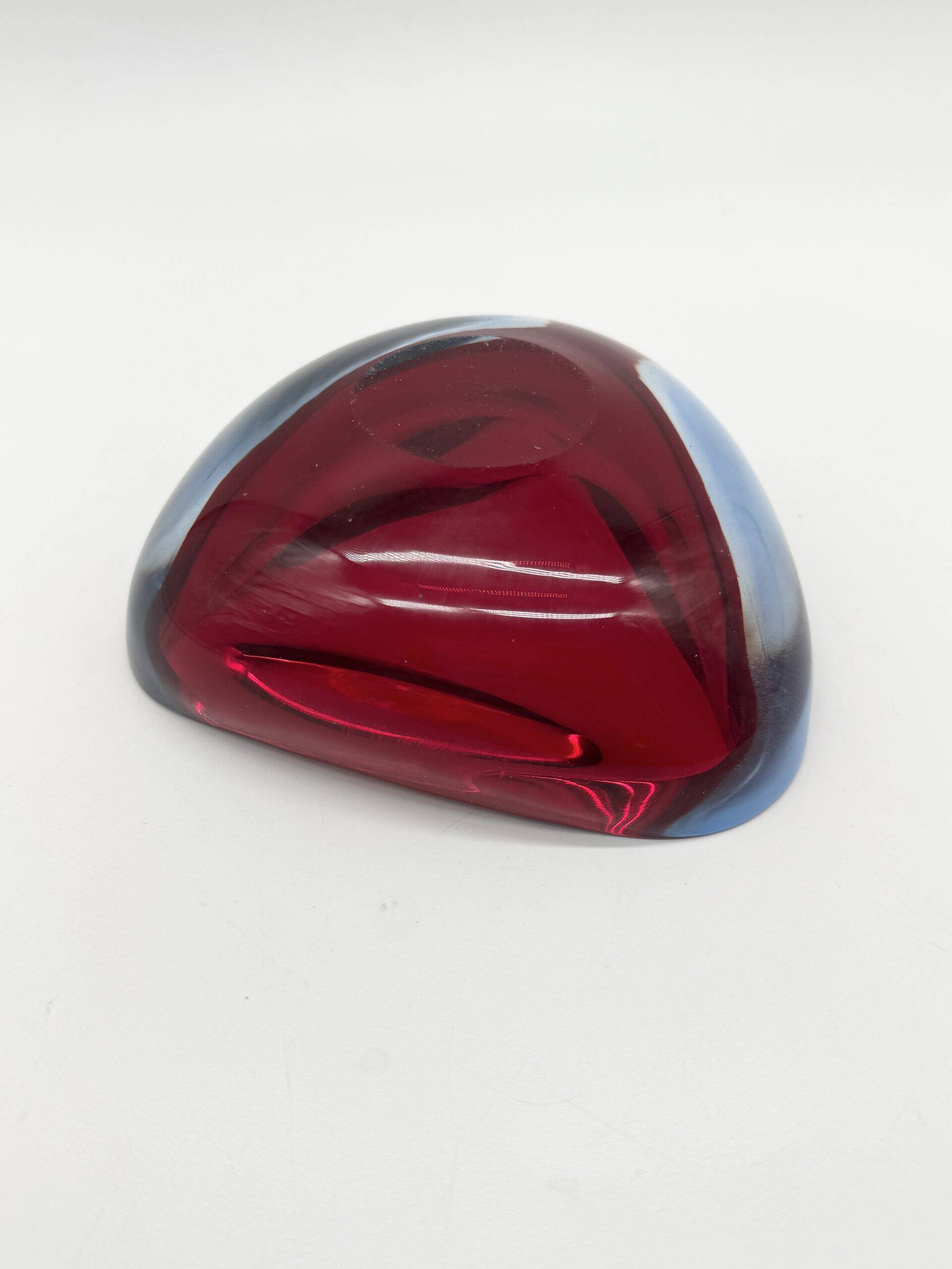 Ashtray "Sommerso" – Murano Glass, 1960s