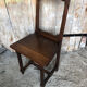 Ancienne chaise Lorraine bois brut vintage #a234
