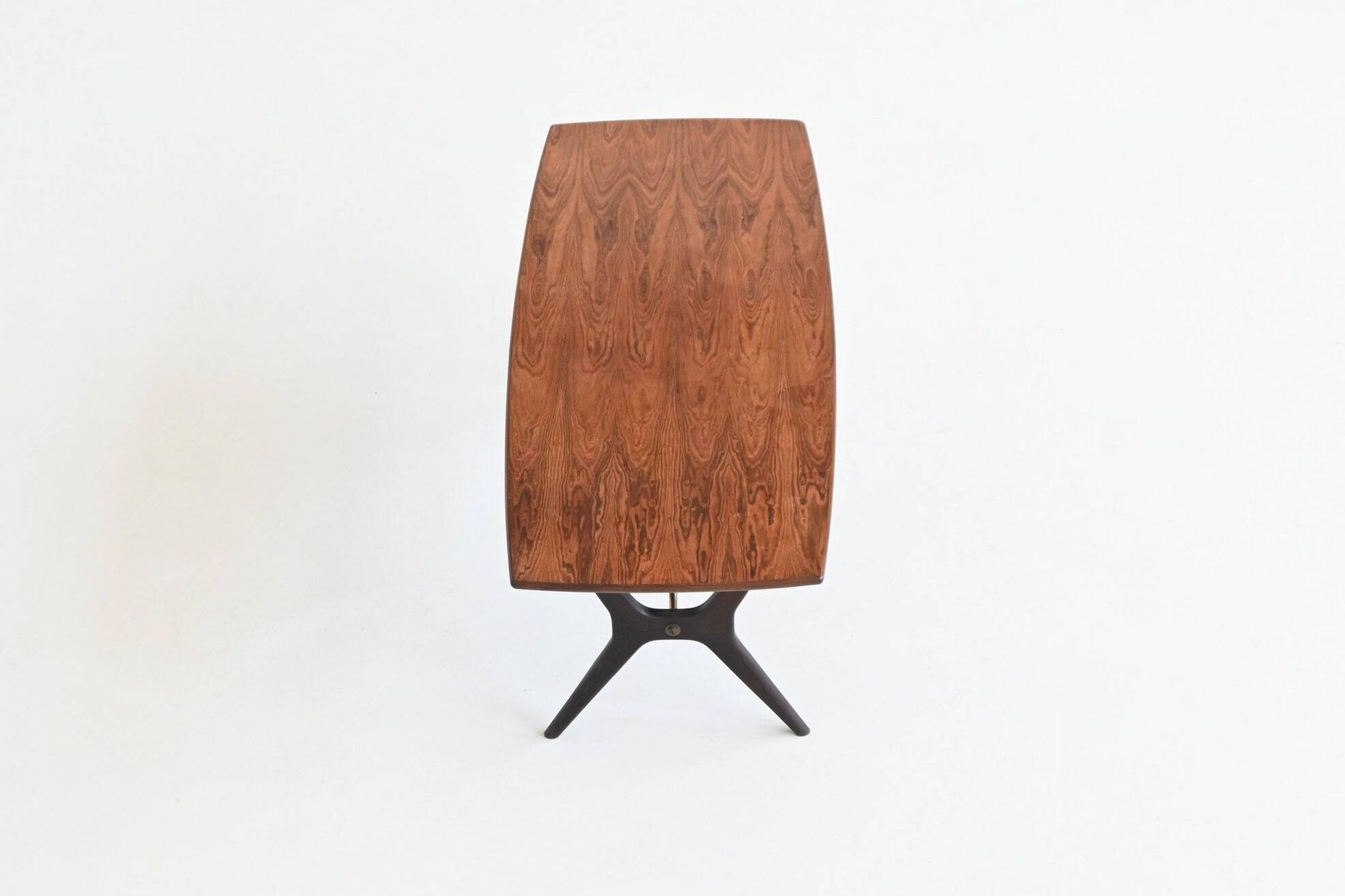 Table basse sculpturale Karl Ekselius en palissandre JOC Suède 1960