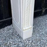 Louis XVI Style Fireplace in Carrara Marble Circa 1880