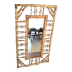 Bamboo rattan mirror design 1960 Chinoiserie