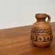 East German pottery vase from the mid-century GDR by Strehla Keramik, 1960s.