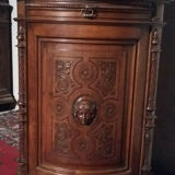 Walnut Renaisance corner buffet