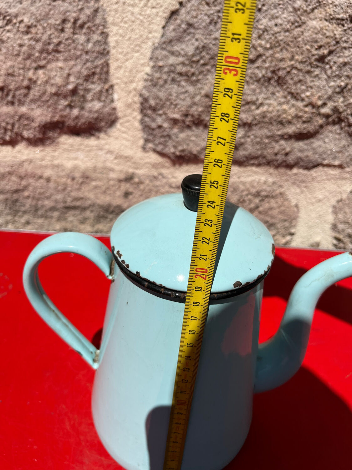 Enamelled coffee maker