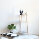 Side table in gilded brass