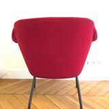 Pair of red armchairs