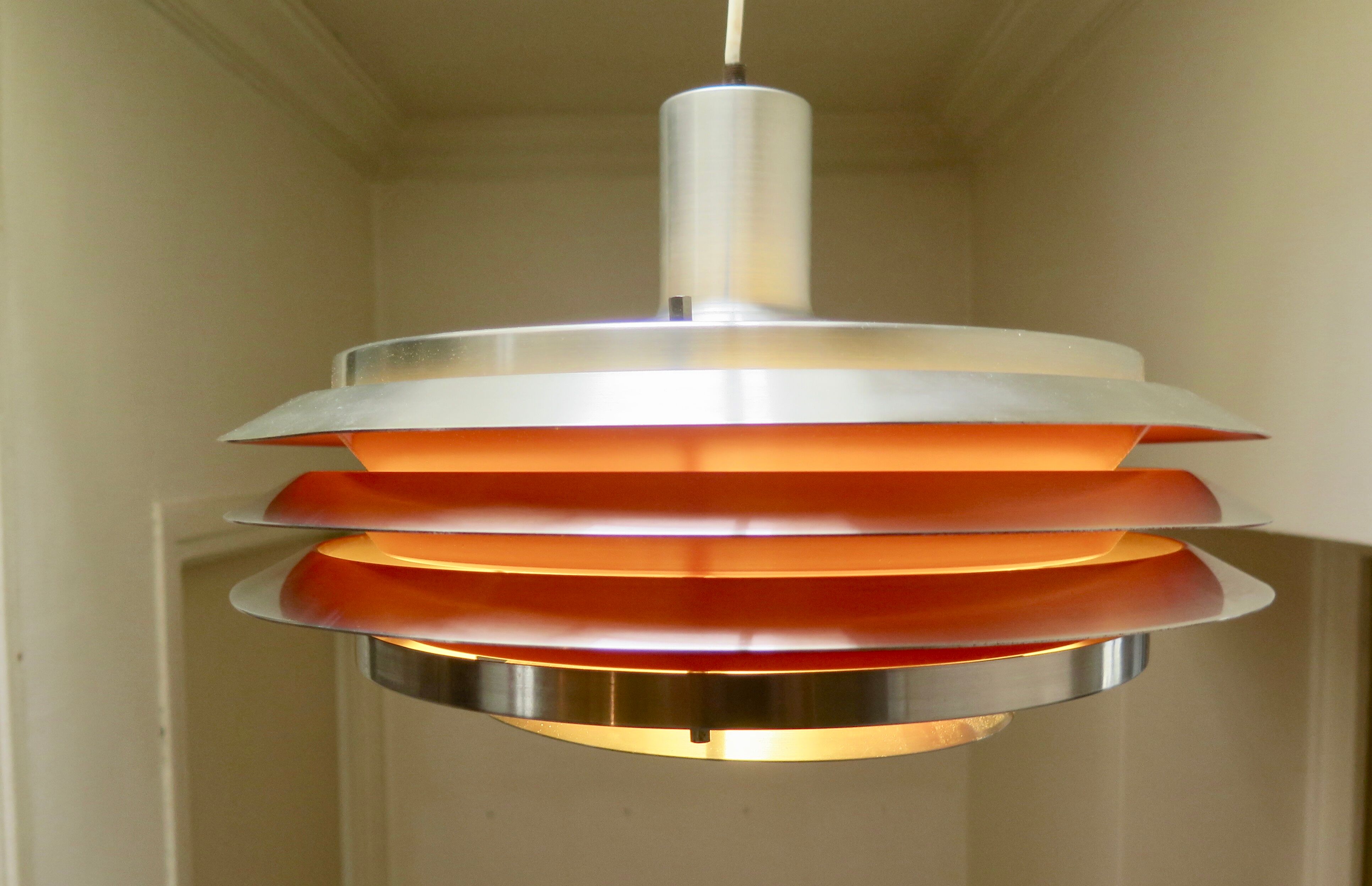 Brushed steel suspension, Denmark 1960