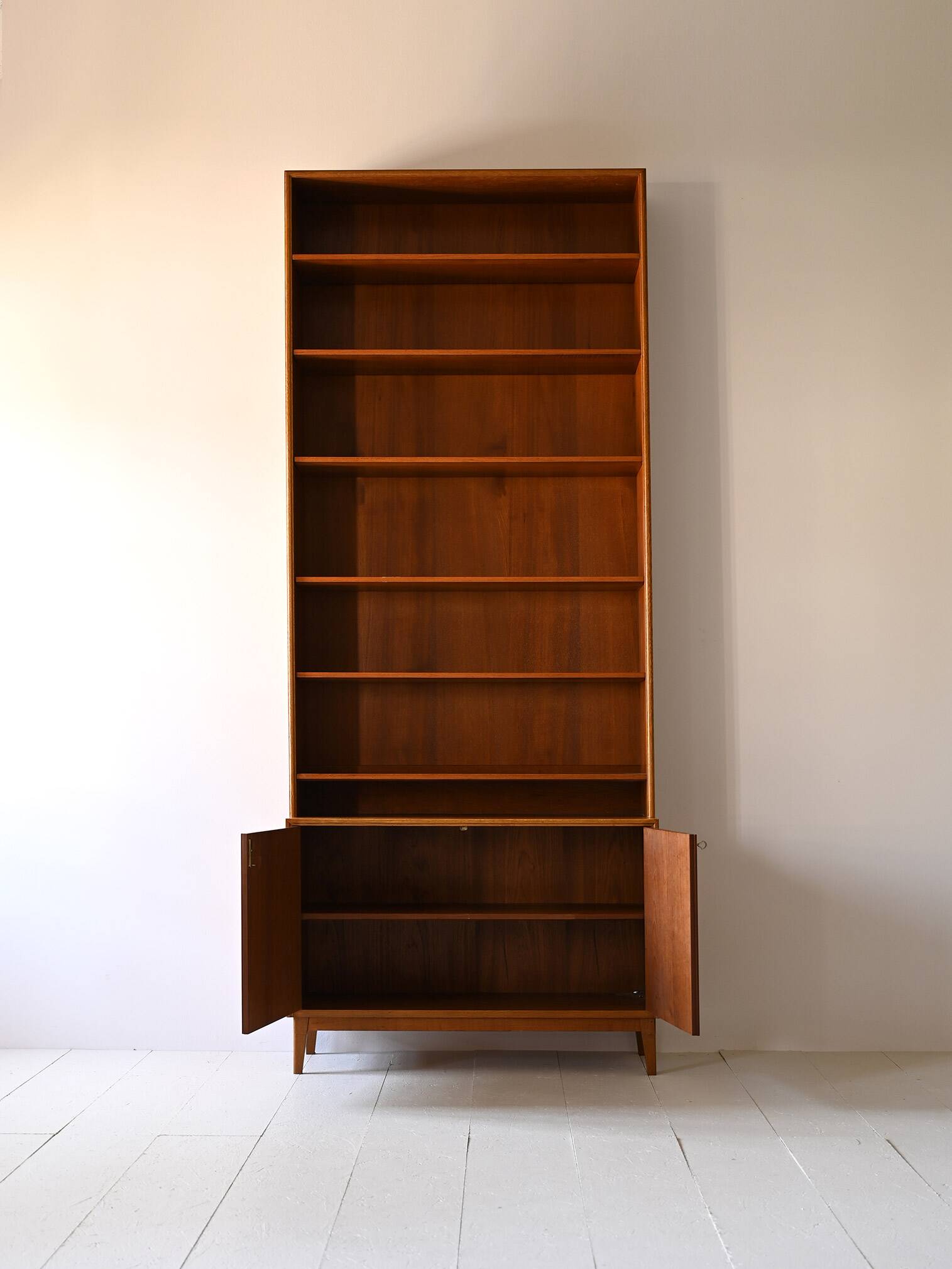 Swedish bookcase with storage unit